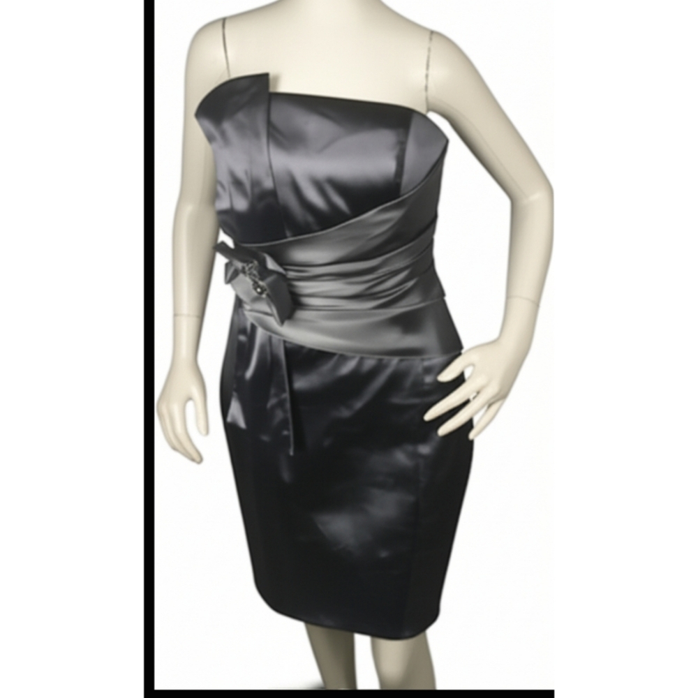 Signature By Sangria Black Formal Dress, 14, NWOT. ✔️ - Picture 1 of 5